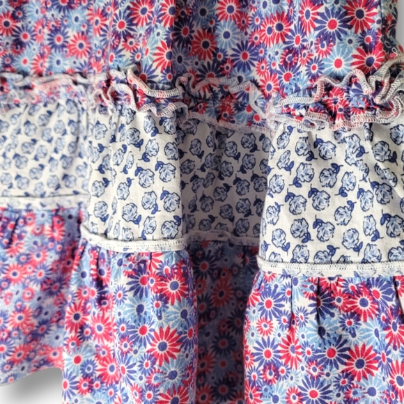 Blueberi Boulevard Little Girls Floral Dress Size 24M - Picture 4 of 7